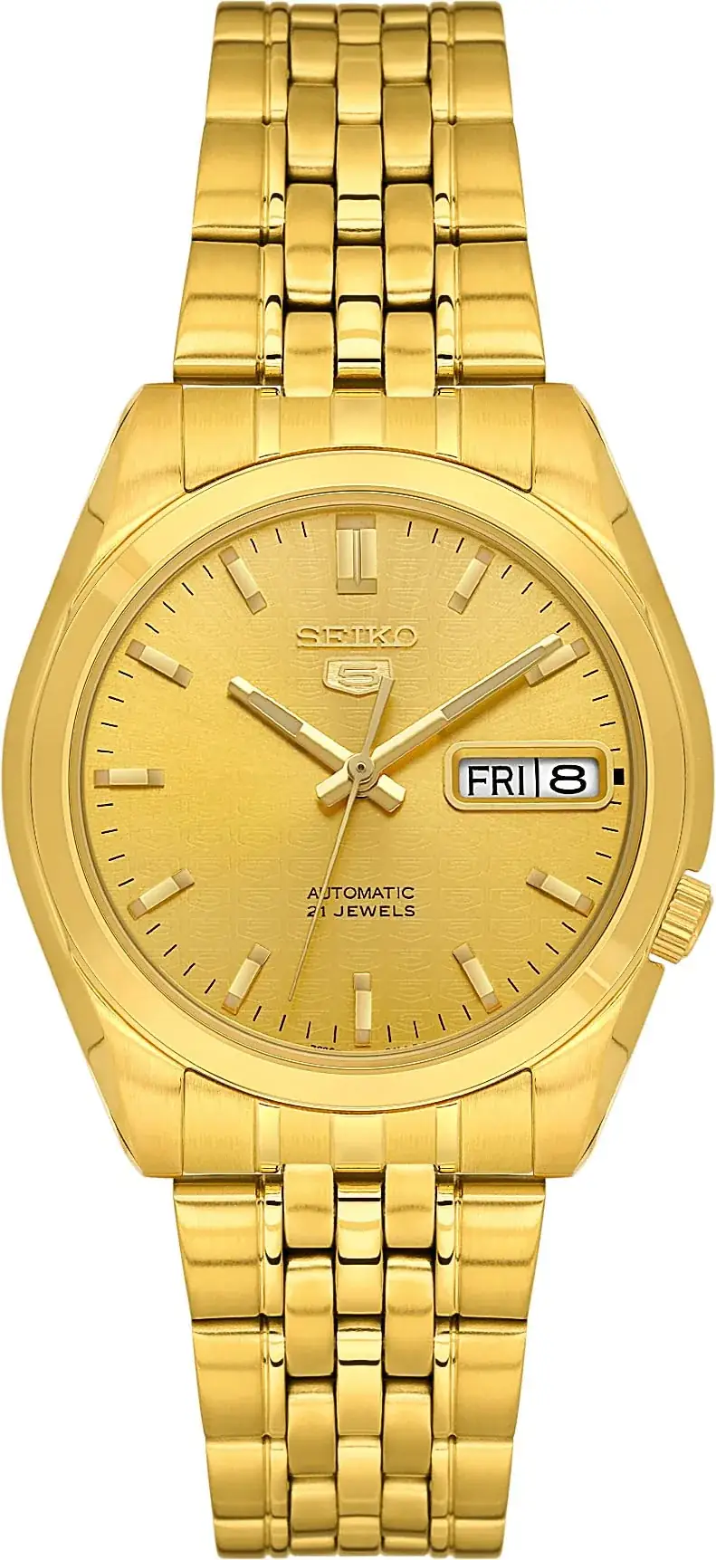 Seiko 5 SNK366K1 (37 mm, dorado)