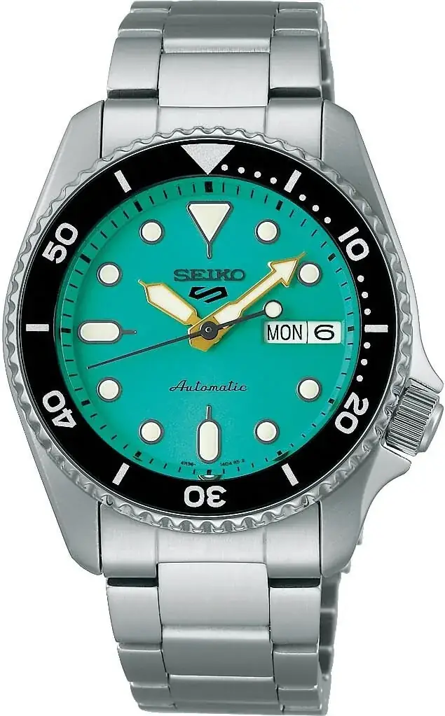 Seiko 5 Sports SRPK33K1 (SKX Midi 38 mm, turquesa)