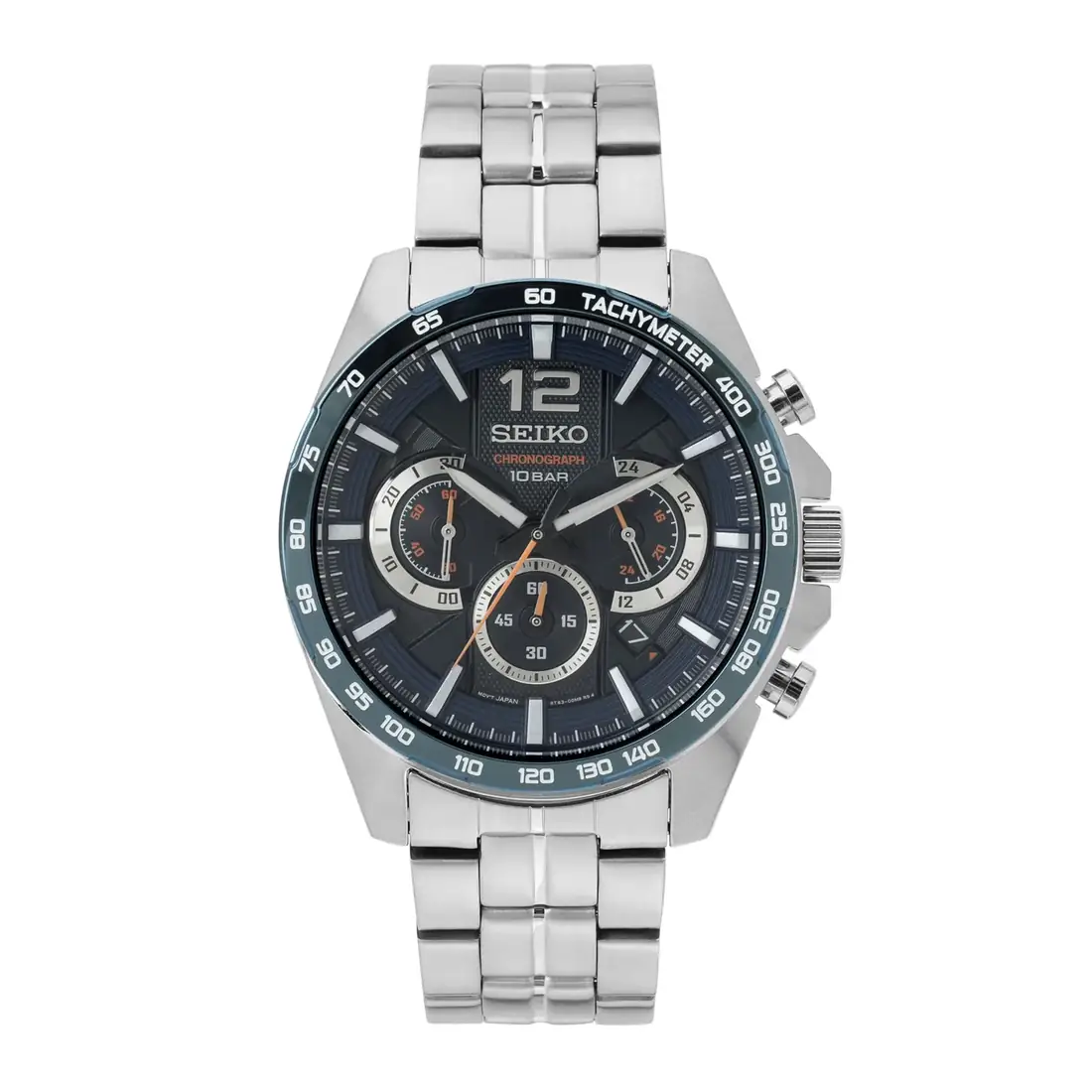 Seiko Cronógrafo SSB345P1 (45 mm, esfera azul)