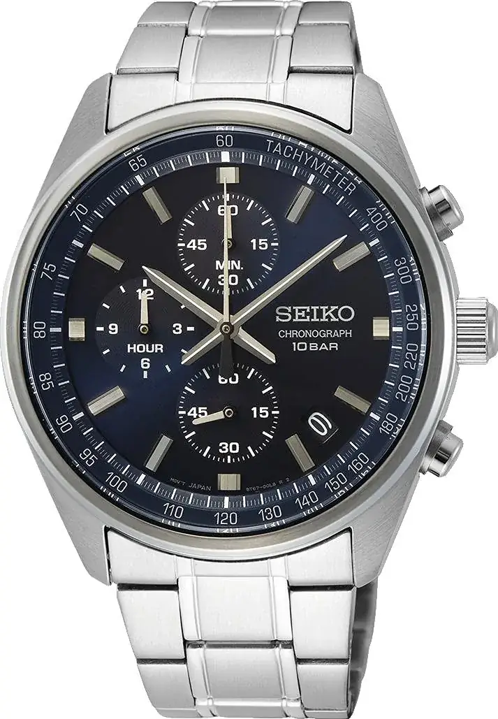 Seiko Cronógrafo SSB377P1 (esfera azul)